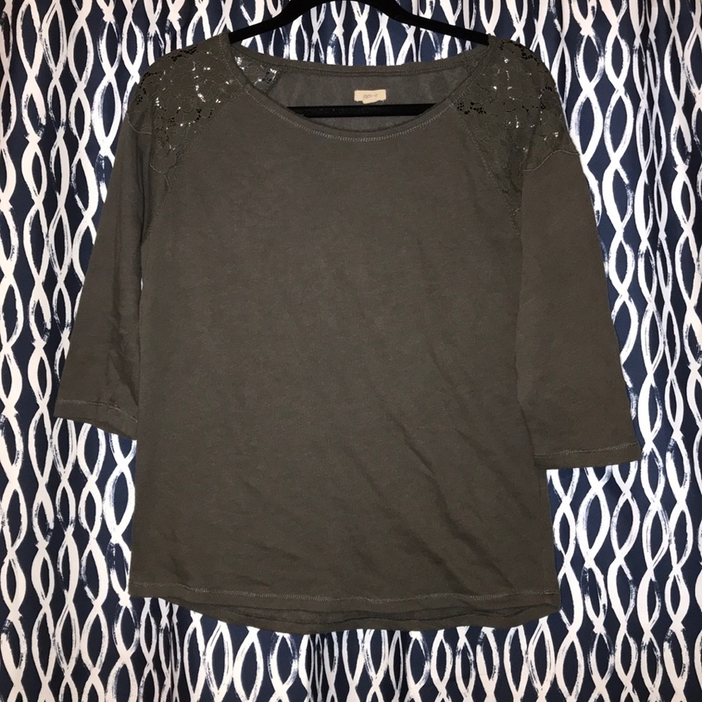 Aerie 3/4 Sleeve Top